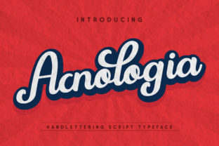 Acnologia: A Retro Script Font
