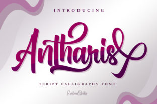 Antharis: A Magical Script Font for Designers