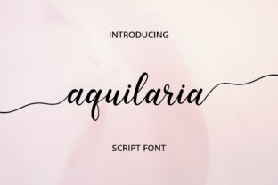 Aquilaria: A Magical Script Font