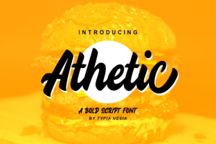 Athetic: A Bold Script Font