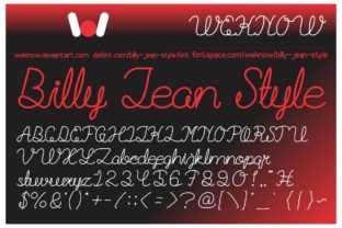 Billie Jean Font: Elegant Script for Designers
