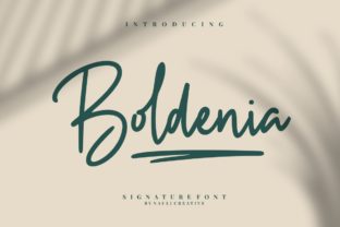 Boldenia Font: A Script for Elegant Design