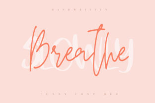 Breathe Slowly Font for Creative Projects