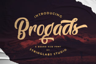 Brogads Font for Elegant Web Design