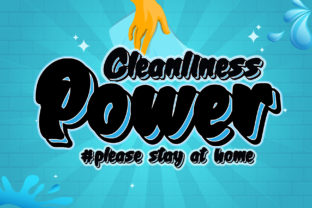 Cleanliness Power Font Review