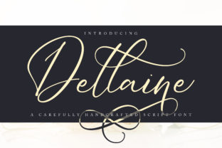 Dellaine Font: Elegant Script for Branding