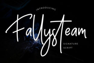 Fallysteam: A Script Font for Impactful Campaigns
