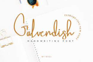 Galvendish Font for Business Branding