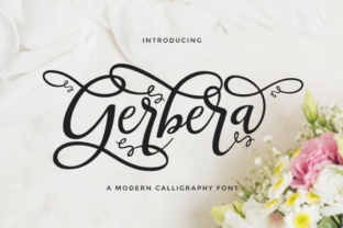 Gerbera: A Stylish Script Font