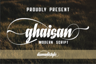 Ghaisan Font: Elegant Script for Editorial Design