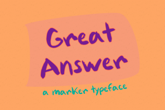 Great Answer Font Review