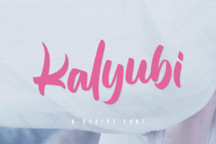 Kalyubi Font: Warm Script for Editorial Design