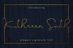 Kathreen Smith Font for Web Design