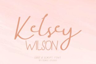 Kelsey Wilson Font: Elegant Script for Editorial Design