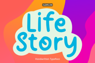 Life Story Font for Web Design