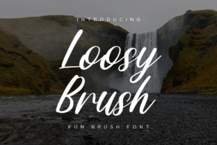 Loosy Brush Font for Handmade Creations