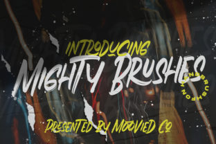 Mighty Brushes Font for Creative Projects