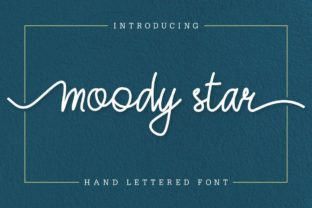 Moody Star Font for Elegant Branding
