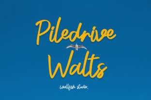 Piledrive Walts Font for Creative Brands