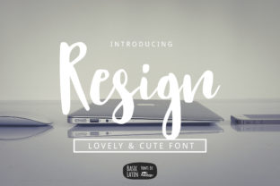 Resign Font for Professional Branding