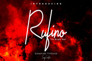 Rufino: Signature Script Font