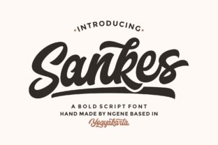 Sankes: A Handwritten Font for Creative Projects
