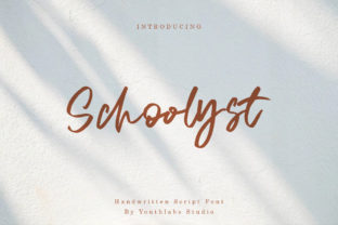 Schoolyst: A Handwritten Font for Creative Campaigns